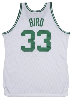 1991-92 Larry Bird Game Used & Signed Boston Celtics Final Season Home Jersey (Beckett & Bird Hologram) 
